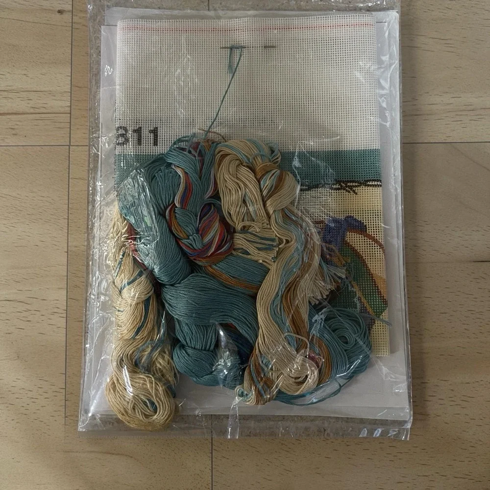 Leisure Arts #5811 Cowboy Boots Needlepoint Kit 14